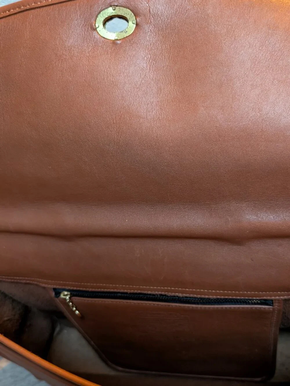 Vintage Coach Lexington Style Leather Briefcase - British Tan
